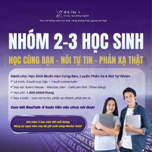 Khóa Học Sinh/ Sinh Viên Nhóm 2-3 Học Viên